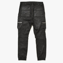 画像をギャラリービューアに読み込む, RICK OWENS リックオウエンス FW21 GETHSEMANE MASTODON RU02A5396-LS マストドン カーゴジョグ レザーパンツ ブラック サイズ42 美品 中古 4a000451