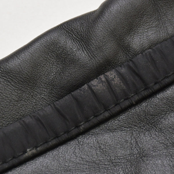 FEAR OF GOD Leather Pants Black Cowhide RN 139190 Good Condition Used 4a000452