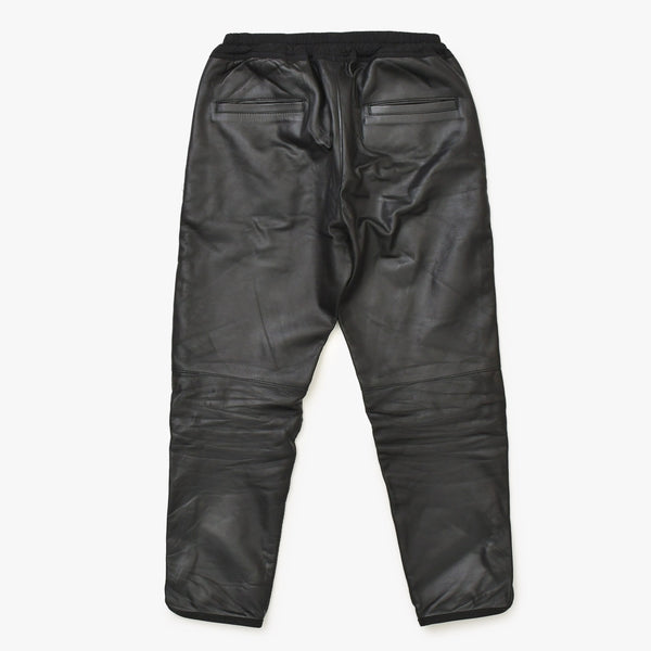 FEAR OF GOD Leather Pants Black Cowhide RN 139190 Good Condition Used 4a000452