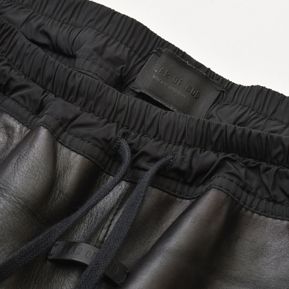 FEAR OF GOD フィア オブ ゴッド Leather Pants レザーパンツ ブラック 牛革 RN 139190 美品 中古 4a000452