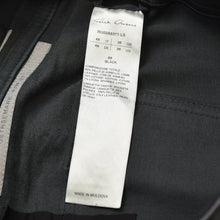 画像をギャラリービューアに読み込む, RICK OWENS リックオウエンス Buhaus Leather Cargo Pants RU02A5377-LS バウハウス レザー カーゴ パンツ ブラック サイズ38 美品 中古 4a000455