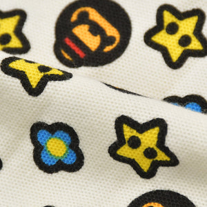 Ａ BATHING APE BAPE STA アベイシングエイプ ベイプスタ Milo Monogram ミロモノグラム ホワイト 美品 中古 4a000463