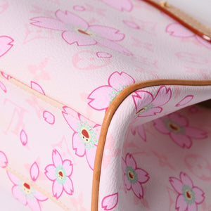 極美品 LOUIS VUITTON ルイヴィトン サック レトロPM ハンドバッグ M92013 モノグラムチェリーブロッサム ピンク 村上隆 中古 4a000476