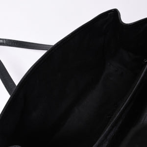 GUCCI グッチ ワンショルダー ハンドバッグ 111713 3444 GGキャンバス バンブー レザー ブラック 美品 中古 4a000383