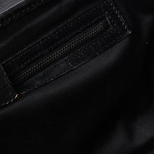 画像をギャラリービューアに読み込む, GUCCI グッチ ワンショルダー ハンドバッグ 111713 3444 GGキャンバス バンブー レザー ブラック 美品 中古 4a000383