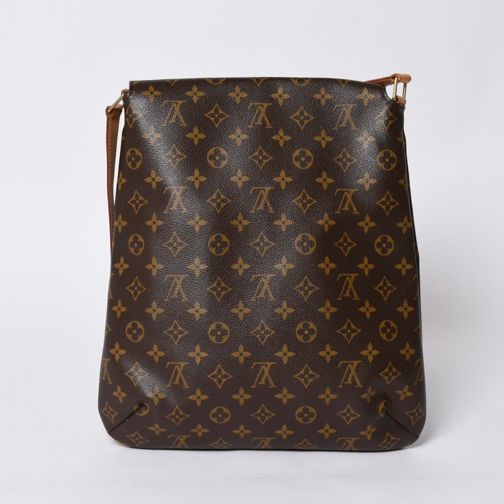 LOUIS VUITTON ルイヴィトン モノグラム ミュゼットサルサ ショルダーバッグ M51387 ブラウン PVC ヌメ革 美品 中古 4a000598