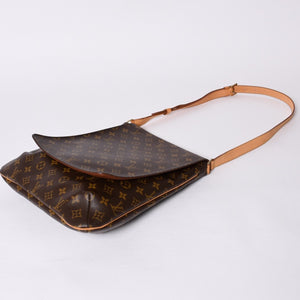 LOUIS VUITTON Monogram Musette Salsa Shoulder Bag M51387 Brown PVC Tanned Leather Good Condition Used 4a000598
