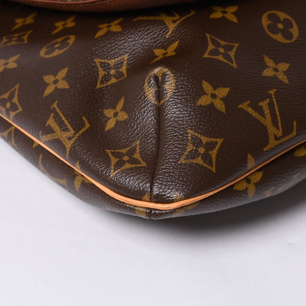 LOUIS VUITTON Monogram Musette Salsa Shoulder Bag M51387 Brown PVC Tanned Leather Good Condition Used 4a000598