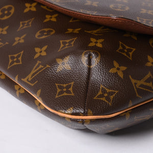 LOUIS VUITTON Monogram Musette Salsa Shoulder Bag M51387 Brown PVC Tanned Leather Good Condition Used 4a000598