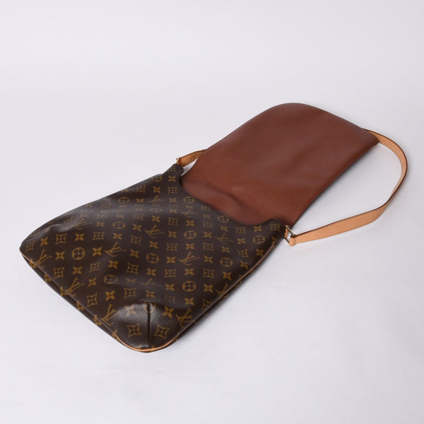 LOUIS VUITTON Monogram Musette Salsa Shoulder Bag M51387 Brown PVC Tanned Leather Good Condition Used 4a000598