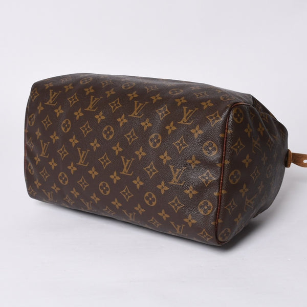 LOUIS VUITTON Handbag Speedy 35 M51164 Leather Brown Gold Hardware Good Used 4a000512