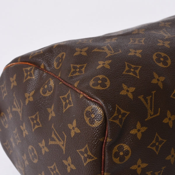 LOUIS VUITTON Handbag Speedy 35 M51164 Leather Brown Gold Hardware Good Used 4a000512