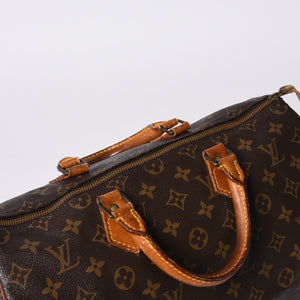 LOUIS VUITTON Handbag Speedy 35 M51164 Leather Brown Gold Hardware Good Used 4a000512
