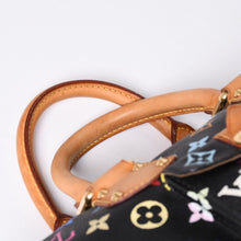 画像をギャラリービューアに読み込む, 極美品 LOUIS VUITTON ルイヴィトン スピーディ30 ハンドバッグ M92642 モノグラム マルチカラー ブラック ゴールド金具 村上隆 中古 4a000475