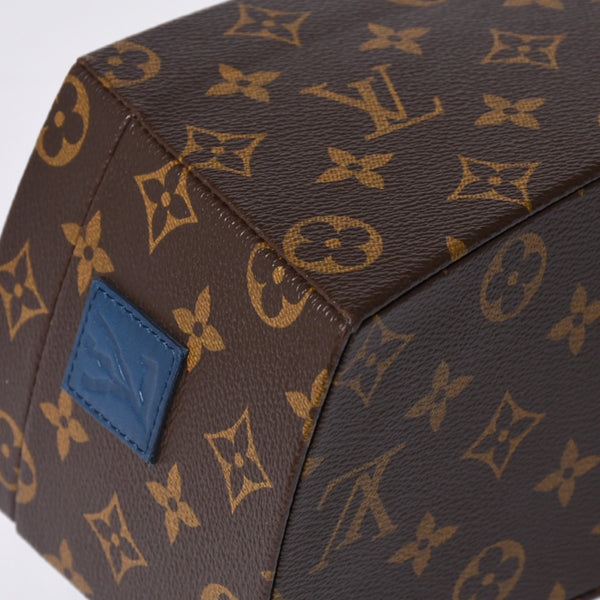 Like new LOUIS VUITTON Twisted Box 2WAY Bag M40275 Frank Gehry Brown Gold Used 4a001461