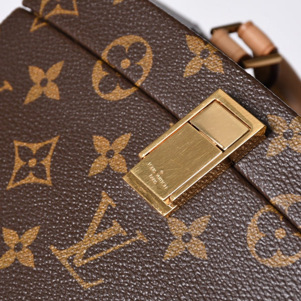 Like new LOUIS VUITTON Twisted Box 2WAY Bag M40275 Frank Gehry Brown Gold Used 4a001461