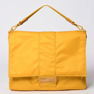 FENDI フェンディ Nylon ナイロン Shoulder Bag ショルダーバッグ 7VA536 Yellow イエロー 美品 中古 4a000509