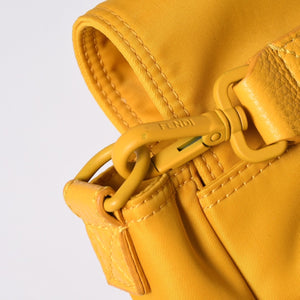 FENDI フェンディ Nylon ナイロン Shoulder Bag ショルダーバッグ 7VA536 Yellow イエロー 美品 中古 4a000509