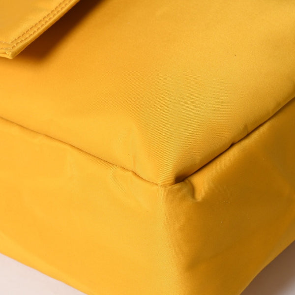 FENDI フェンディ Nylon ナイロン Shoulder Bag ショルダーバッグ 7VA536 Yellow イエロー 美品 中古 4a000509