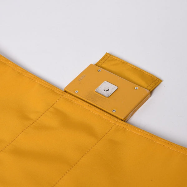 FENDI フェンディ Nylon ナイロン Shoulder Bag ショルダーバッグ 7VA536 Yellow イエロー 美品 中古 4a000509