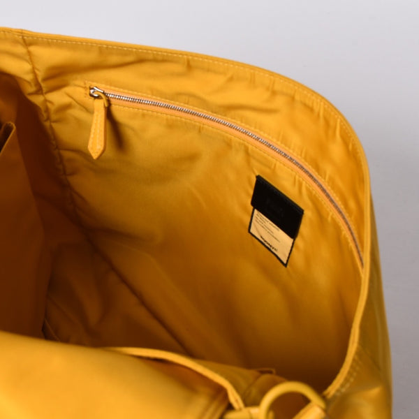 FENDI フェンディ Nylon ナイロン Shoulder Bag ショルダーバッグ 7VA536 Yellow イエロー 美品 中古 4a000509