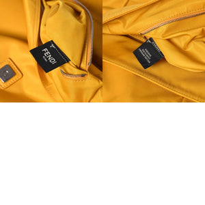 FENDI フェンディ Nylon ナイロン Shoulder Bag ショルダーバッグ 7VA536 Yellow イエロー 美品 中古 4a000509