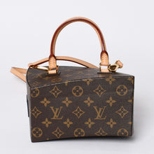 画像をギャラリービューアに読み込む, 新品同様 LOUIS VUITTON ルイヴィトン ツイステッドボックス 2WAYバッグ M40275 フランクゲーリー ブラウン ゴールド 中古 4a001461
