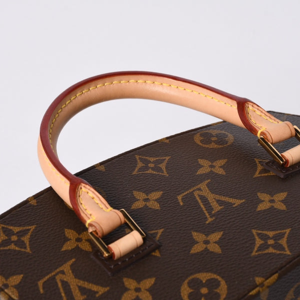 Like new LOUIS VUITTON Twisted Box 2WAY Bag M40275 Frank Gehry Brown Gold Used 4a001461