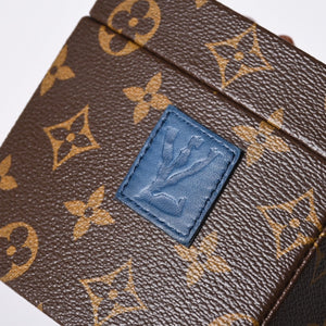 Like new LOUIS VUITTON Twisted Box 2WAY Bag M40275 Frank Gehry Brown Gold Used 4a001461