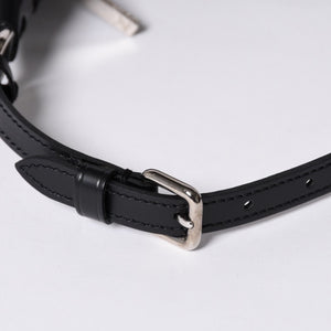 極美品 LOUIS VUITTON ルイヴィトン リトル ブローニュ ワンショルダーバッグ M92142 モノグラム サテン ブラック シルバー金具 中古 4a000762