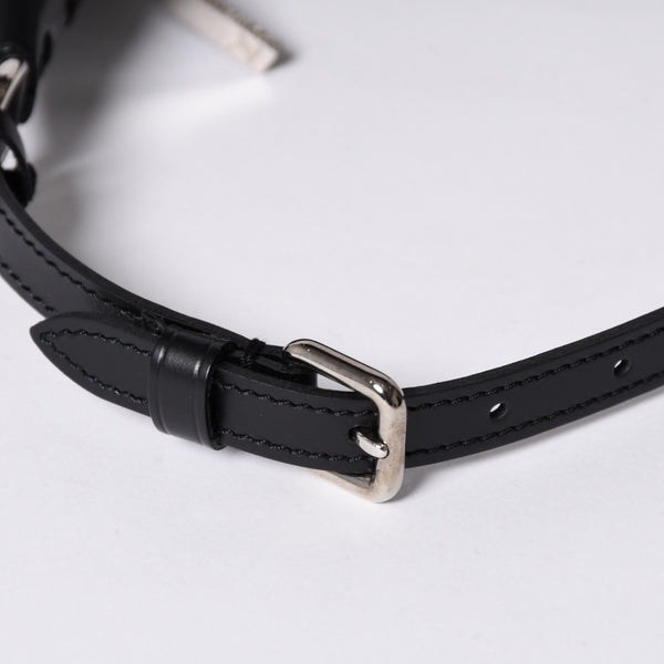 極美品 LOUIS VUITTON ルイヴィトン リトル ブローニュ ワンショルダーバッグ M92142 モノグラム サテン ブラック シルバー金具 中古 4a000762
