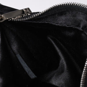 極美品 LOUIS VUITTON ルイヴィトン リトル ブローニュ ワンショルダーバッグ M92142 モノグラム サテン ブラック シルバー金具 中古 4a000762