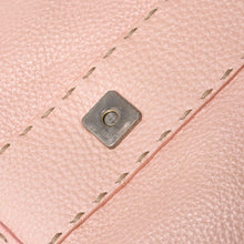 画像をギャラリービューアに読み込む, FENDI フェンディ セレリア ステッチ Hand Bag ハンドバッグ Shoulder Bag ショルダーバッグ 8BR407 レザー ピンク 美品 中古 4a000500