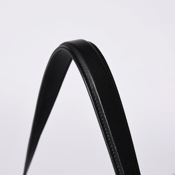 CELINE セリーヌ Clasp Shoulder クラスプライン ショルダーバッグ レザー Black ブラック 美品 中古 4a000808