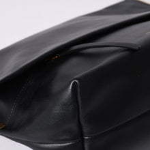 画像をギャラリービューアに読み込む, CELINE セリーヌ Clasp Shoulder クラスプライン ショルダーバッグ レザー Black ブラック 美品 中古 4a000808