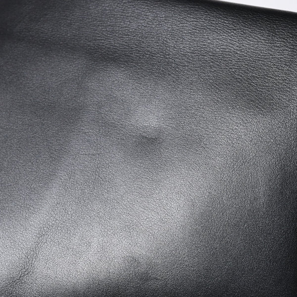 CELINE セリーヌ Clasp Shoulder クラスプライン ショルダーバッグ レザー Black ブラック 美品 中古 4a000808
