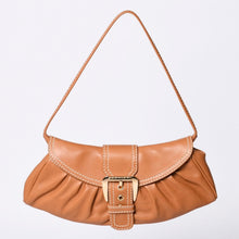 Load image into Gallery viewer, CELINE セリーヌ ワンショルダーバッグ ハンドバッグ CE00/34 レザー ブラウン ゴールド金具 美品 中古 4a000470
