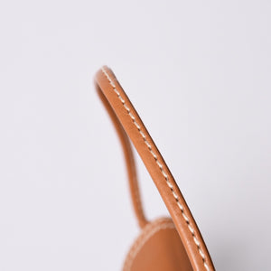 CELINE セリーヌ ワンショルダーバッグ ハンドバッグ CE00/34 レザー ブラウン ゴールド金具 美品 中古 4a000470