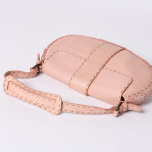画像をギャラリービューアに読み込む, FENDI フェンディ セレリア ステッチ Hand Bag ハンドバッグ Shoulder Bag ショルダーバッグ 8BR407 レザー ピンク 美品 中古 4a000500
