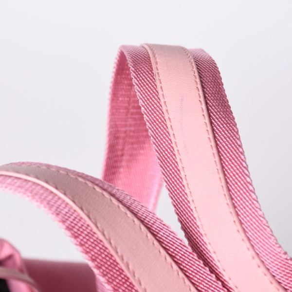 Very good condition SAINT LAURENT Kahala tote bag 121627 pink canvas leather silver hardware used 4a001105