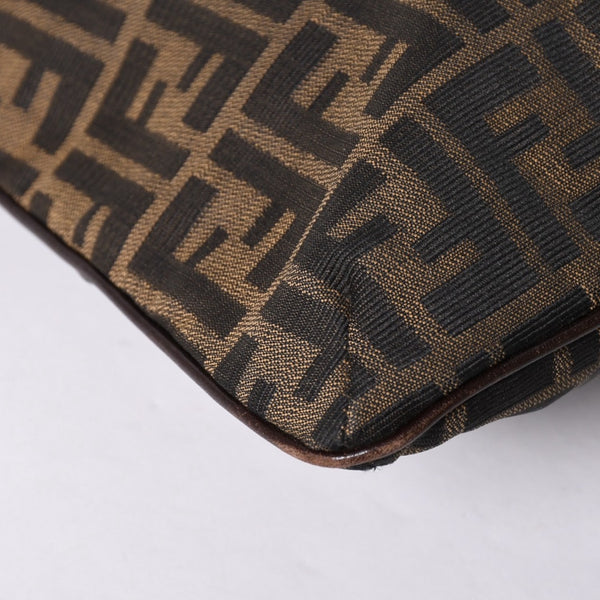 FENDI フェンディ ズッカ柄 Shoulder Bag ショルダーバッグ 83150820981 ブラウン ゴールド金具 美品 中古 4a000508