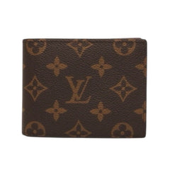 New and unused LOUIS VUITTON Portefeuille Multiple Bifold Wallet M60895 Monogram Brown Used 4a000842