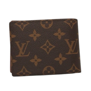 New and unused LOUIS VUITTON Portefeuille Multiple Bifold Wallet M60895 Monogram Brown Used 4a000842