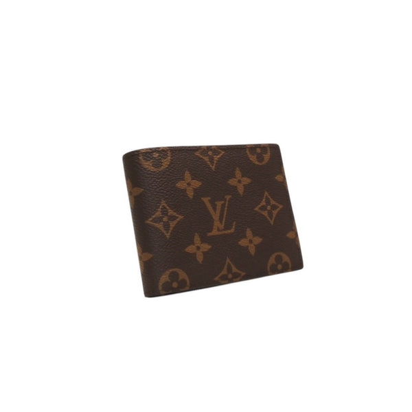 New and unused LOUIS VUITTON Portefeuille Multiple Bifold Wallet M60895 Monogram Brown Used 4a000842