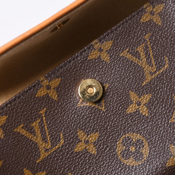 LOUIS VUITTON ルイヴィトン ウエスト ショルダーバッグ M51855 モノグラム ポシェットフロランティーヌ ブラウン 美品 中古 4a000511