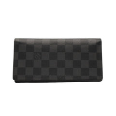 極美品 LOUIS VUITTON ルイヴィトン ポルトフォイユブラザ 長財布 N62665 ダミエグラフィット ブラック 中古 4a000785