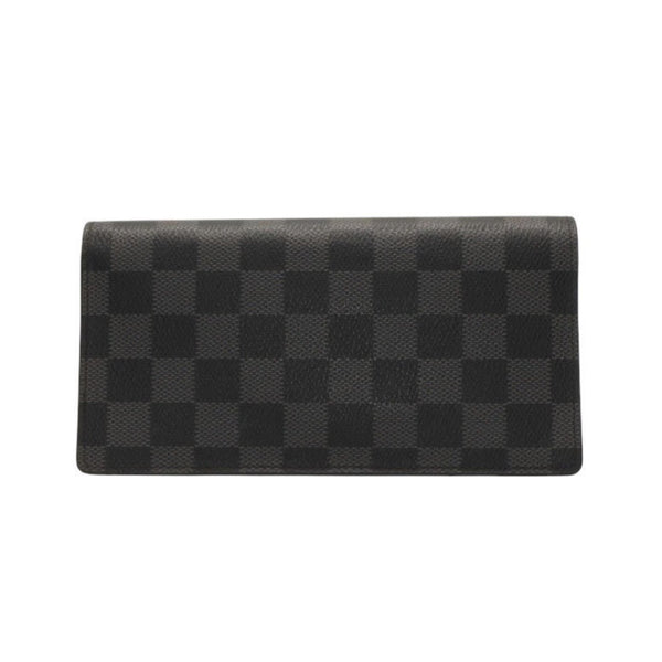 極美品 LOUIS VUITTON ルイヴィトン ポルトフォイユブラザ 長財布 N62665 ダミエグラフィット ブラック 中古 4a000785