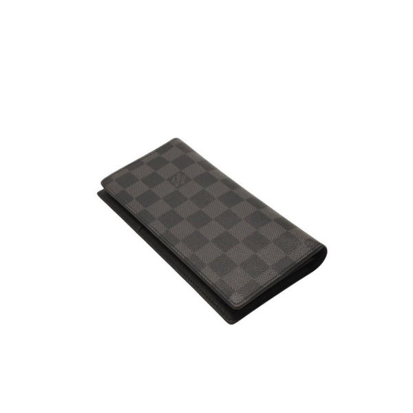 極美品 LOUIS VUITTON ルイヴィトン ポルトフォイユブラザ 長財布 N62665 ダミエグラフィット ブラック 中古 4a000785