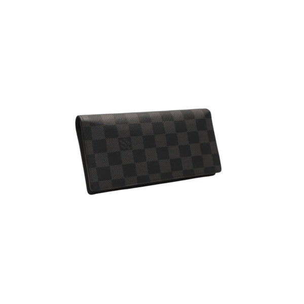 極美品 LOUIS VUITTON ルイヴィトン ポルトフォイユブラザ 長財布 N62665 ダミエグラフィット ブラック 中古 4a000785