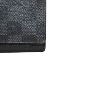 極美品 LOUIS VUITTON ルイヴィトン ポルトフォイユブラザ 長財布 N62665 ダミエグラフィット ブラック 中古 4a000785